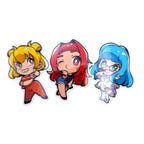 The Primary Girls Die-Cut Stickers