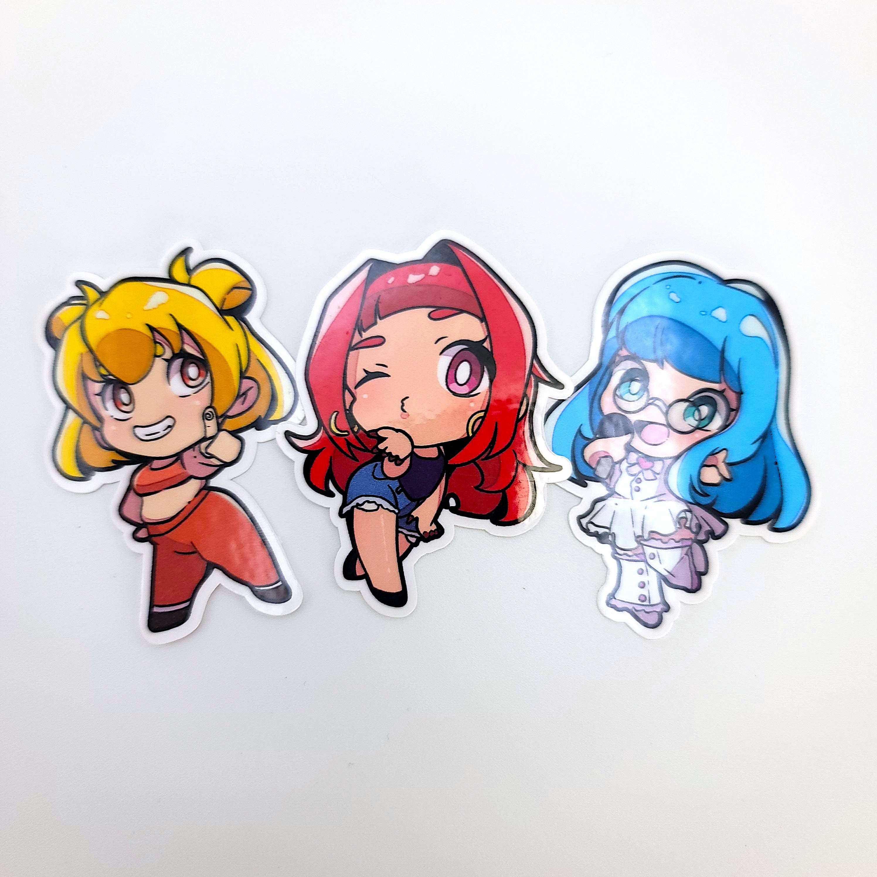 The Primary Girls Die-Cut Stickers