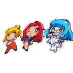 The Primary Girls Die-Cut Stickers