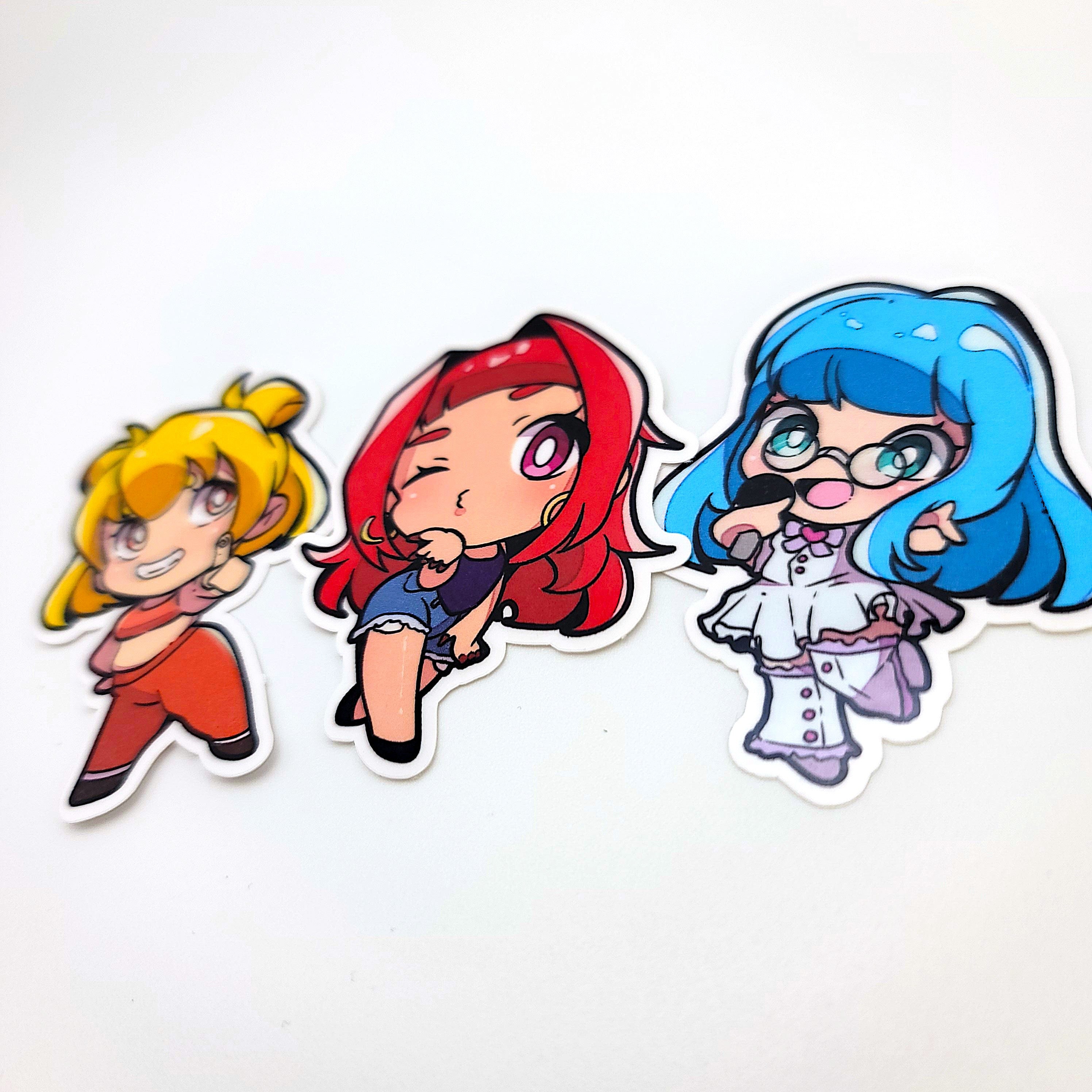 The Primary Girls Die-Cut Stickers
