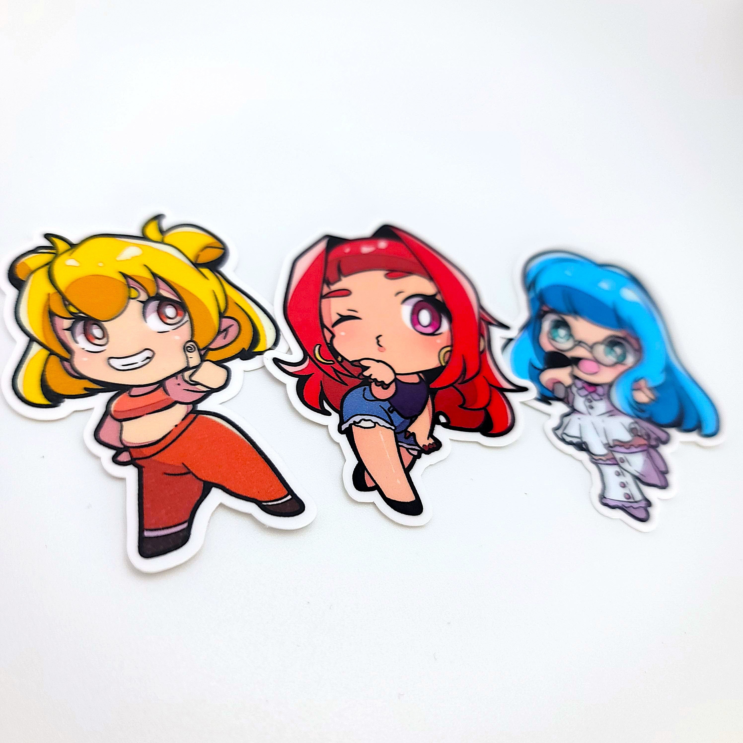 The Primary Girls Die-Cut Stickers