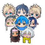 Dramatic Death Die-Cut Stickers