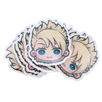 Dramatic Death Die-Cut Stickers