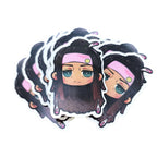 Dramatic Death Die-Cut Stickers