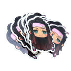 Dramatic Death Die-Cut Stickers