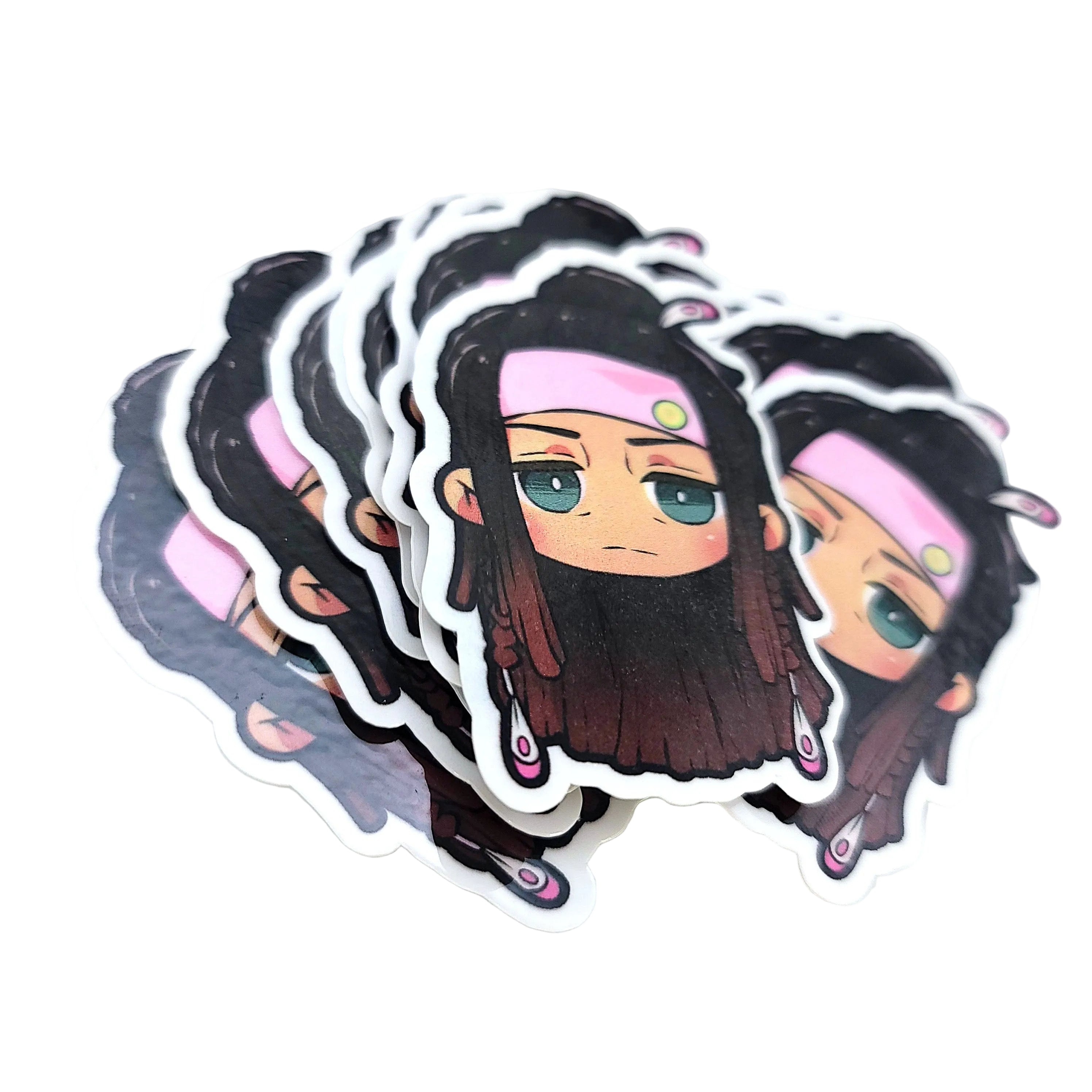 Dramatic Death Die-Cut Stickers