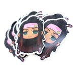 Dramatic Death Die-Cut Stickers