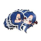 Dramatic Death Die-Cut Stickers