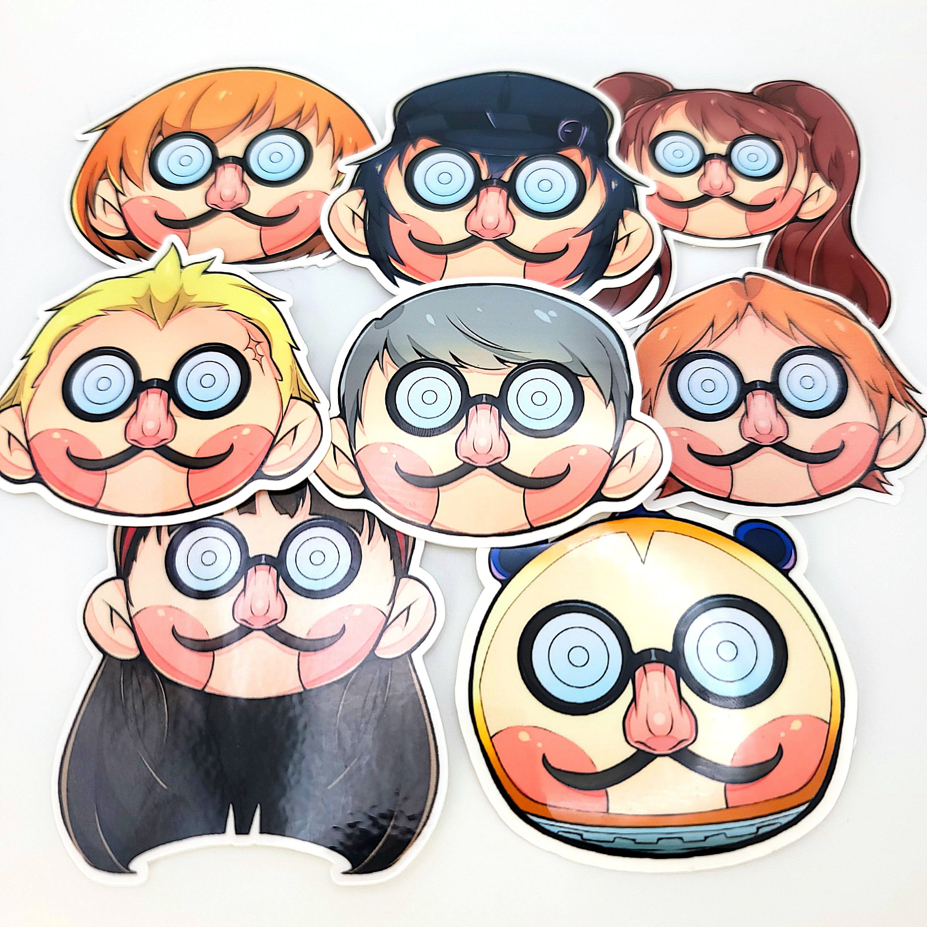 Persona 4 Gag Die-Cut Stickers