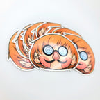 Investigation Team Gag Die-Cut Stickers