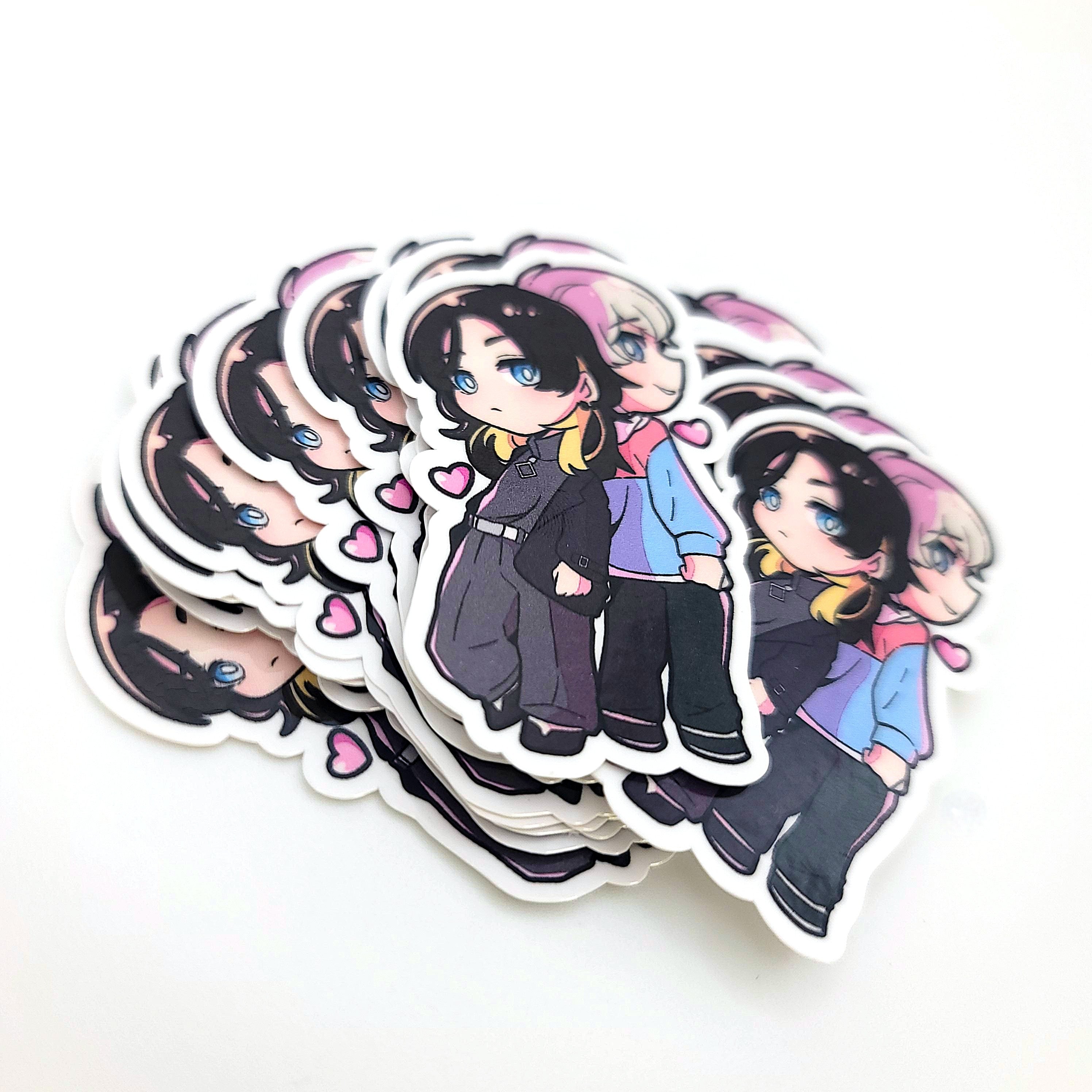 Pink Heart Jam Die-Cut Sticker