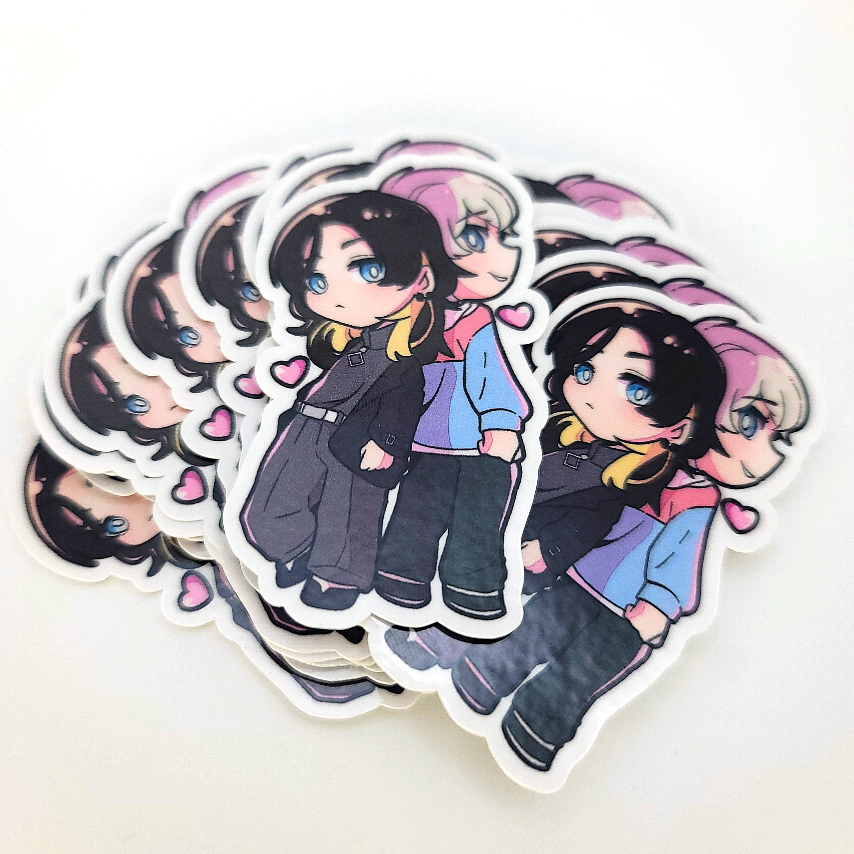 Pink Heart Jam Die-Cut Sticker