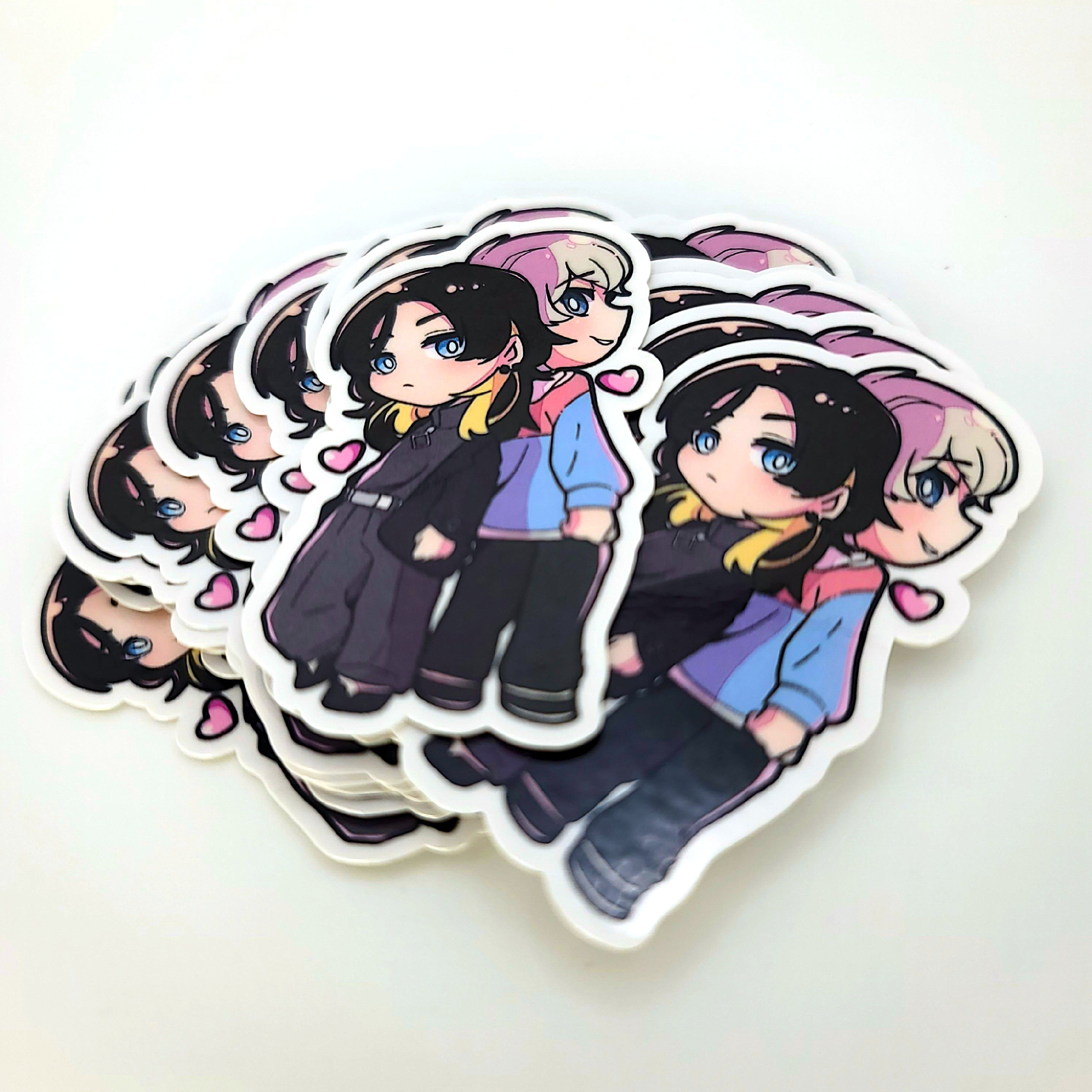 Pink Heart Jam Die-Cut Sticker