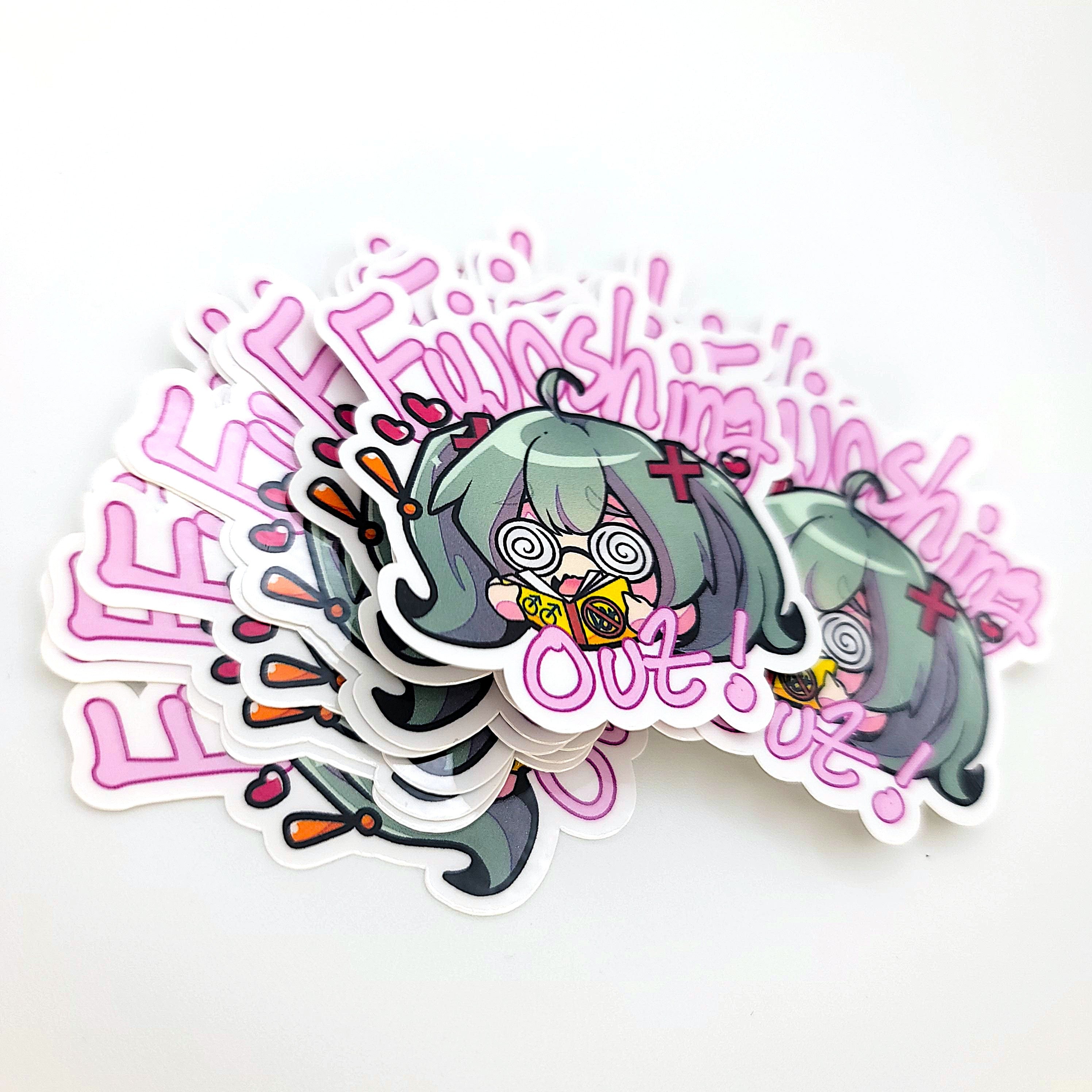 FujoMiku Die-Cut Sticker