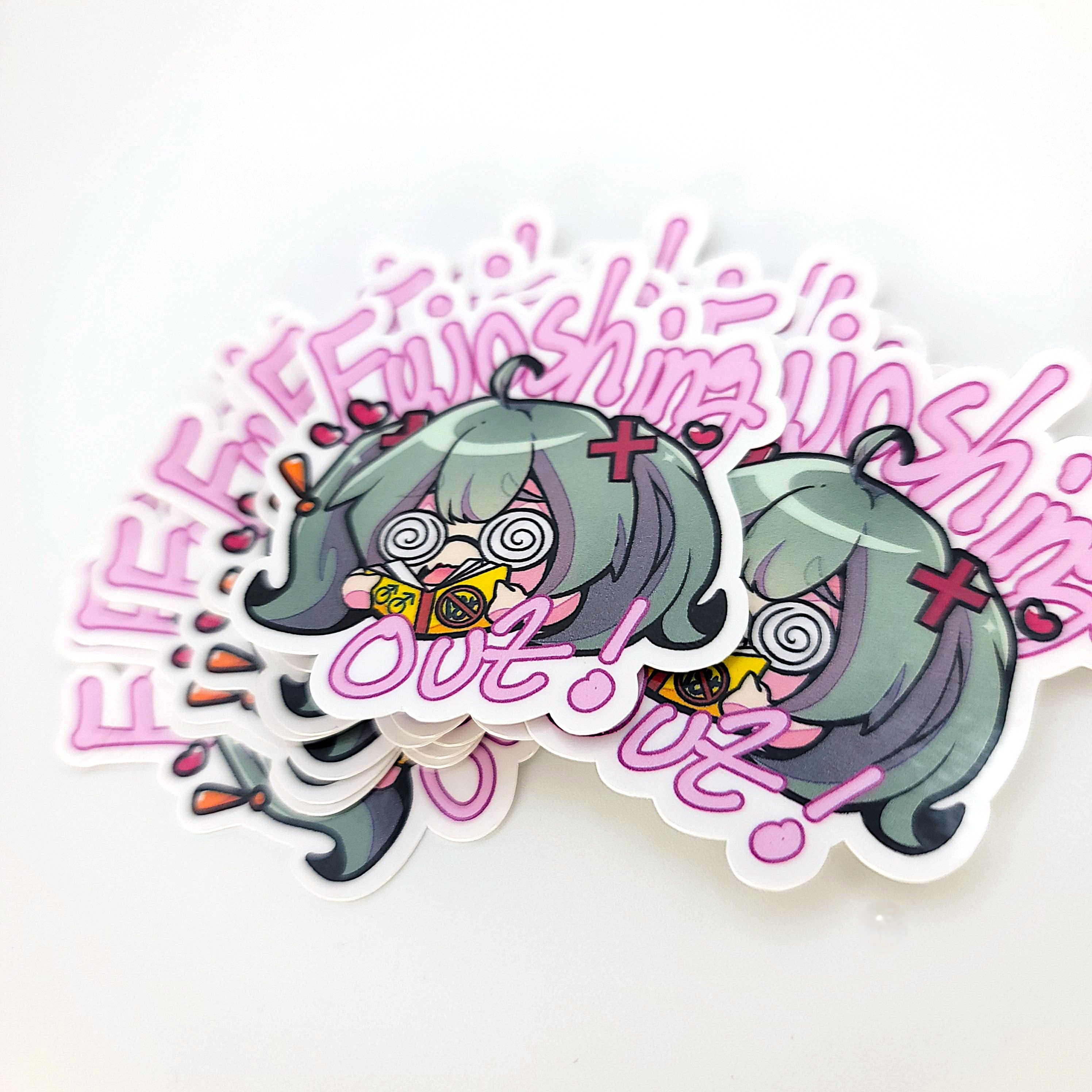 FujoMiku Die-Cut Sticker