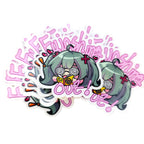 FujoMiku Die-Cut Sticker