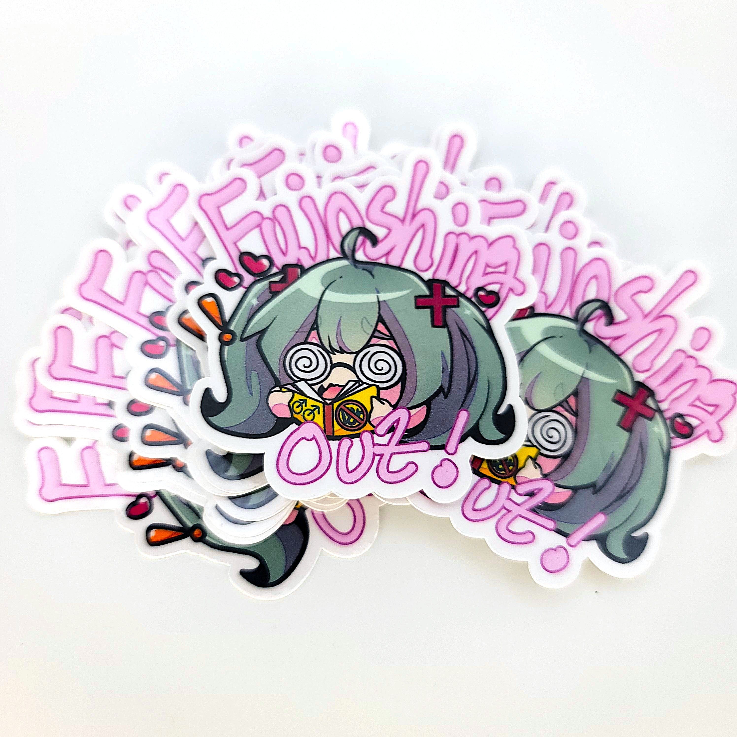 FujoMiku Die-Cut Sticker