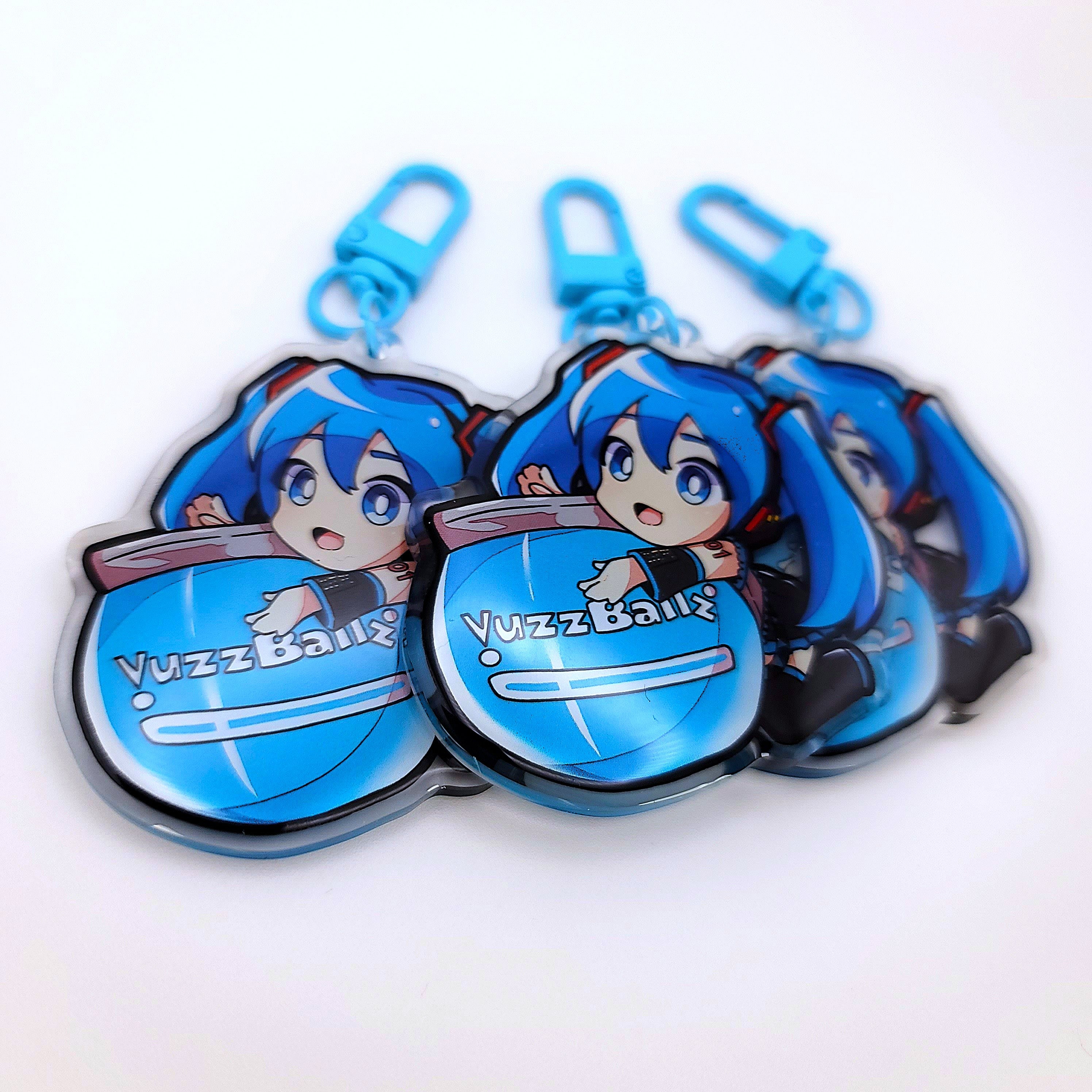Vocaloid Miku & Teto Ball Charms