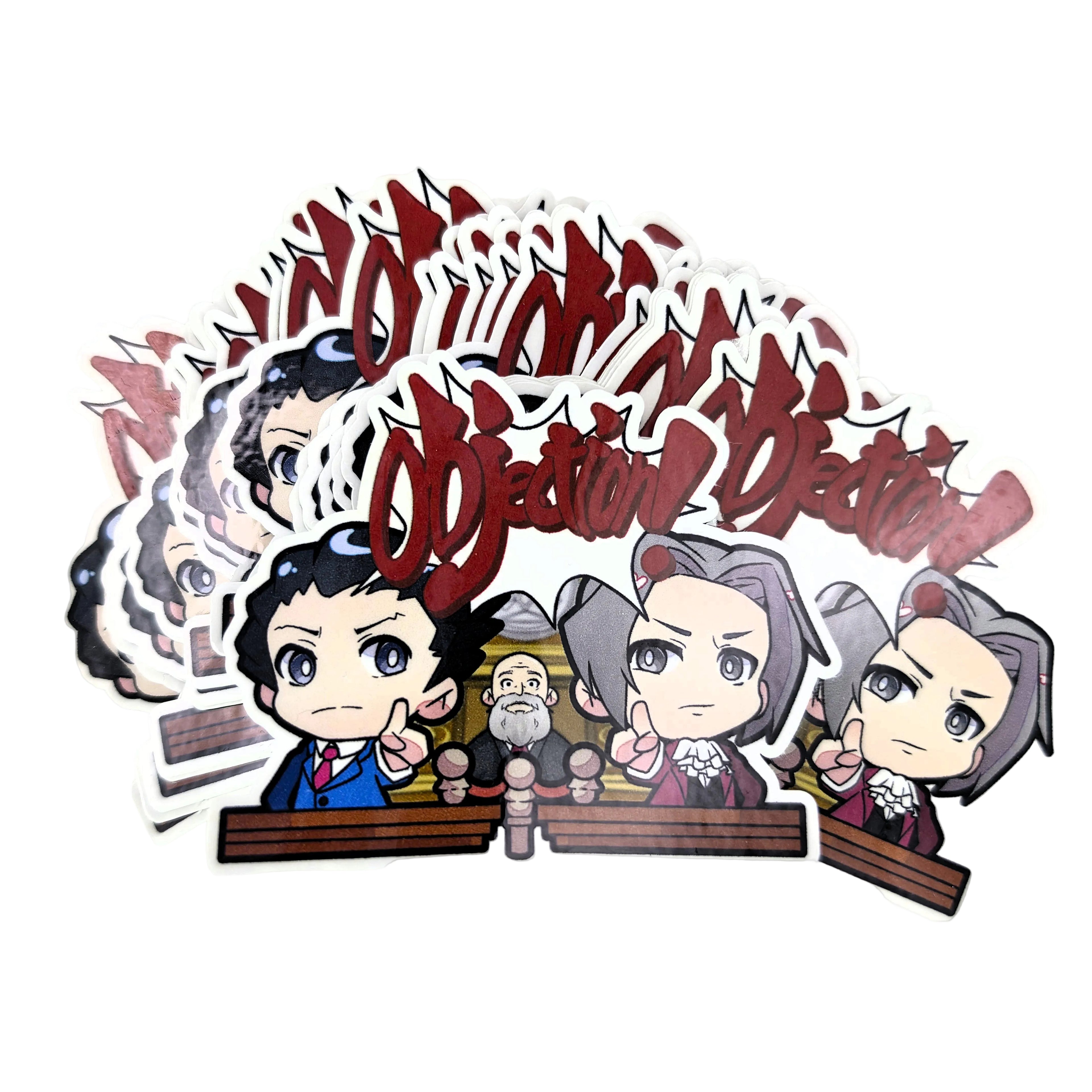 Ace Attorney Die-Cut Stickers