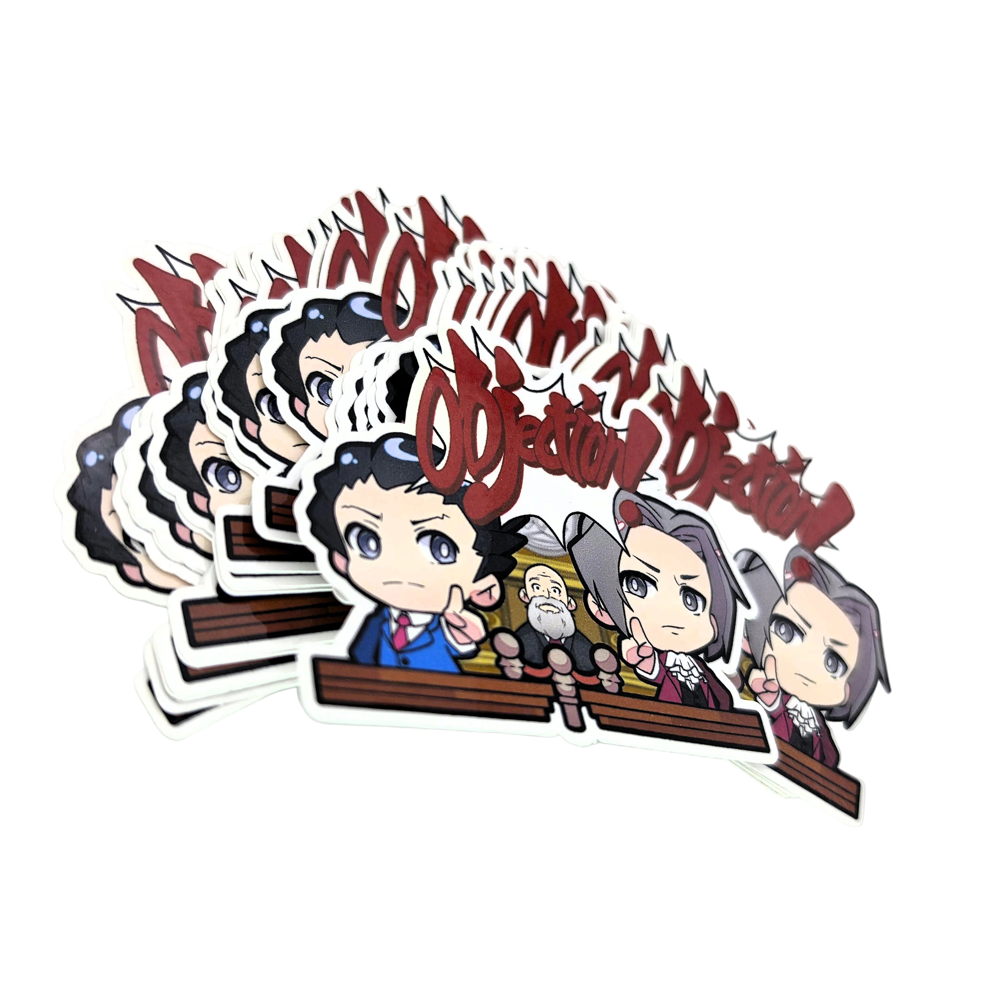 Ace Attorney Die-Cut Stickers