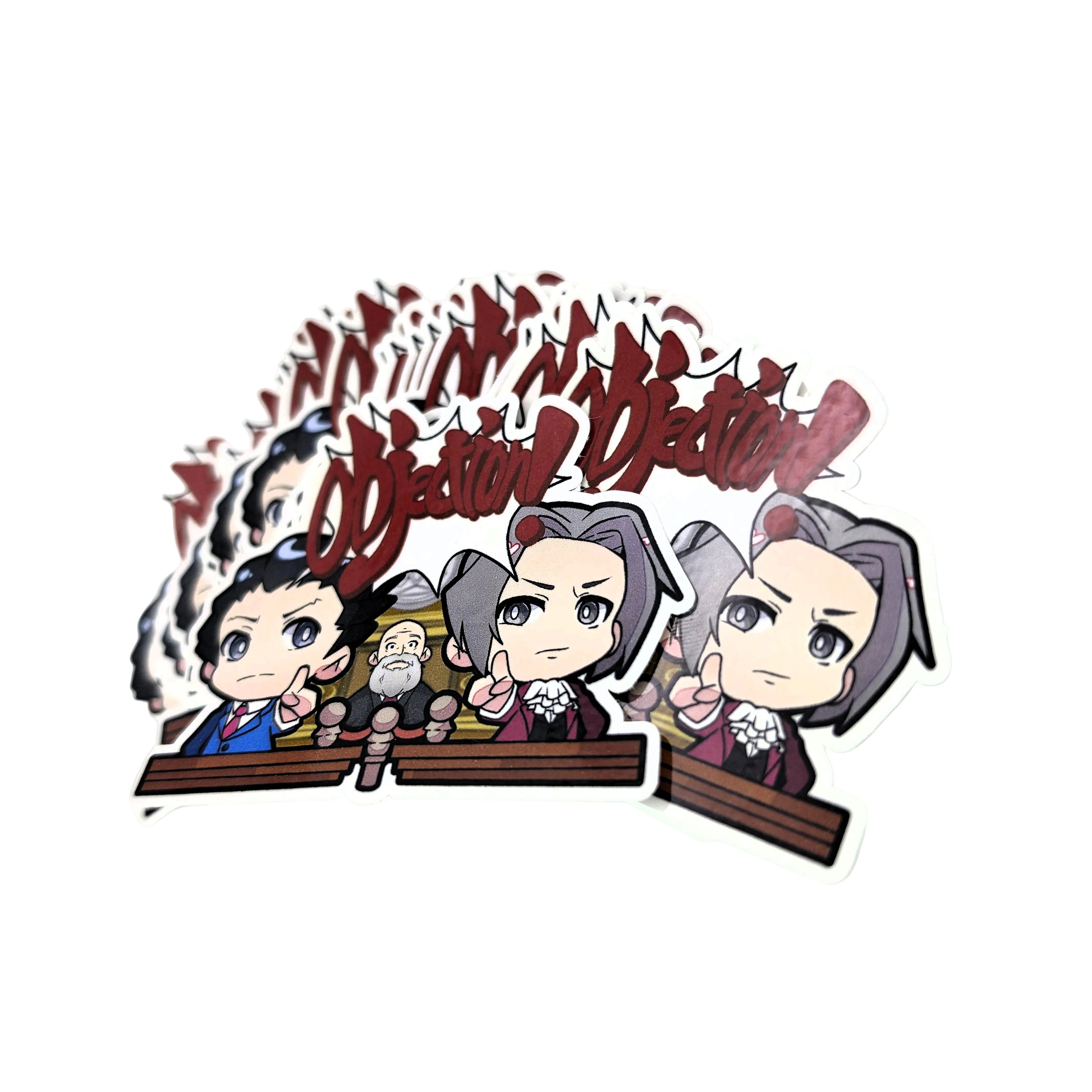 Ace Attorney Die-Cut Stickers