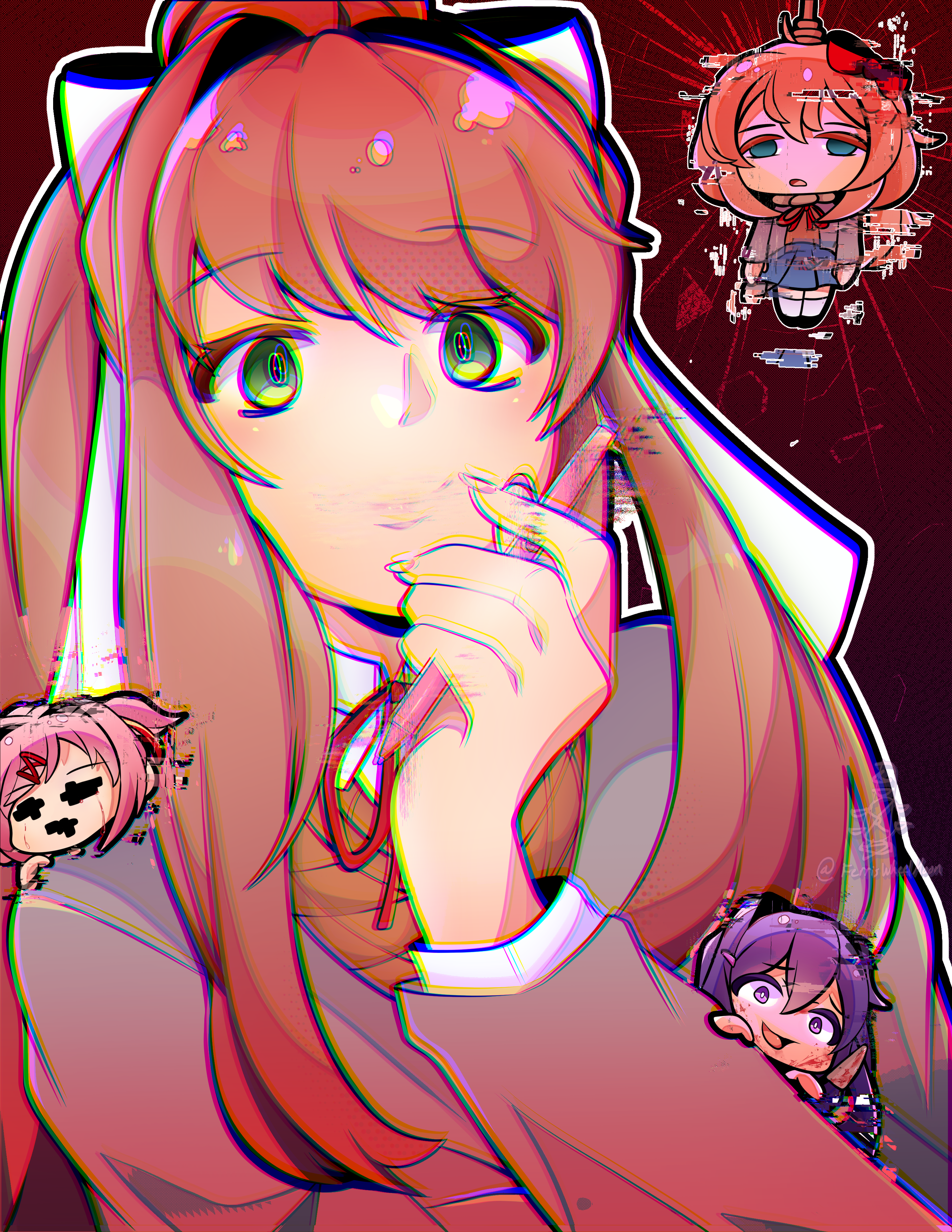 Doki Doki Literature Club Print (Ver.2)