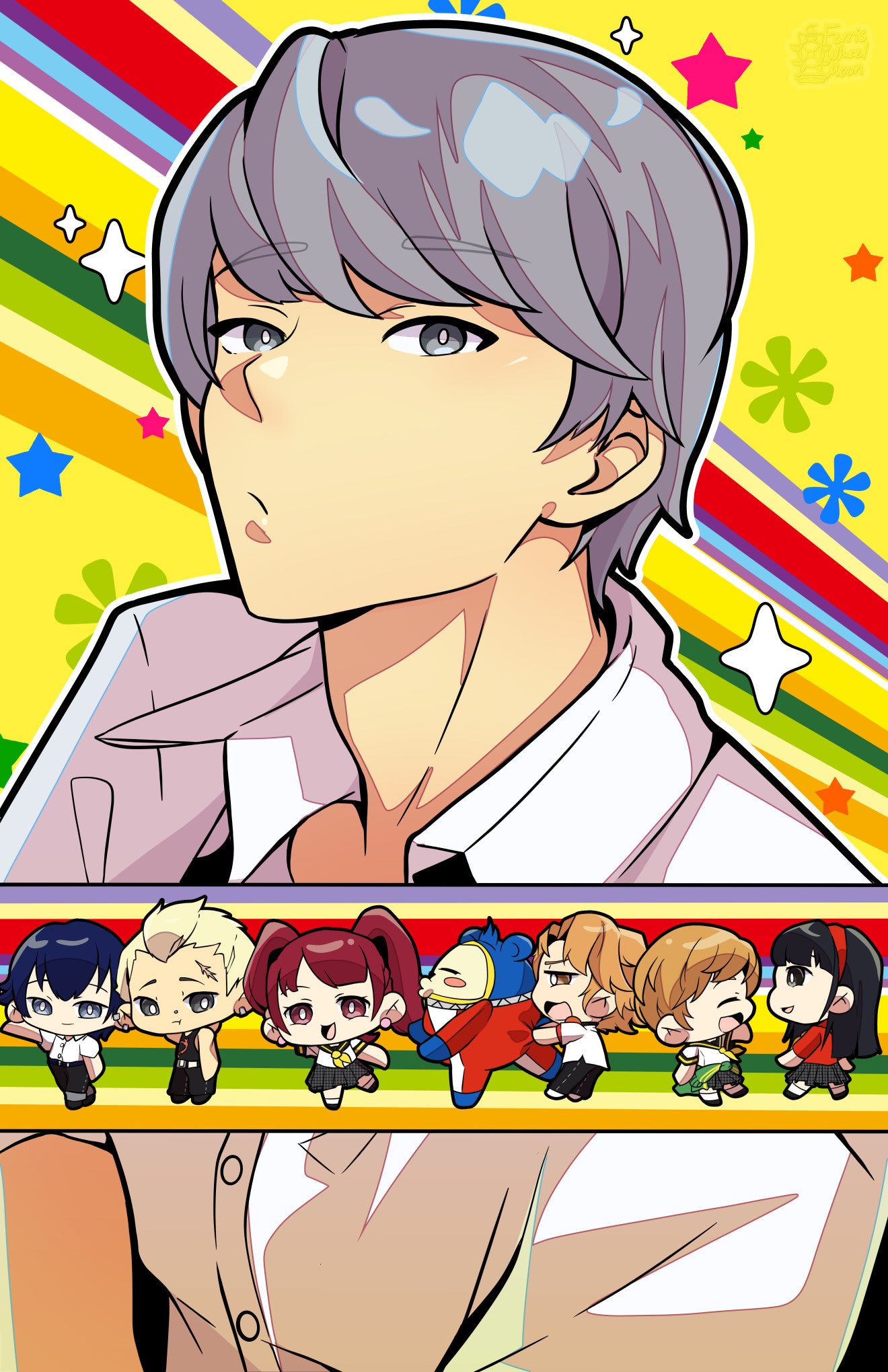 Investigation Team Persona 4 Print