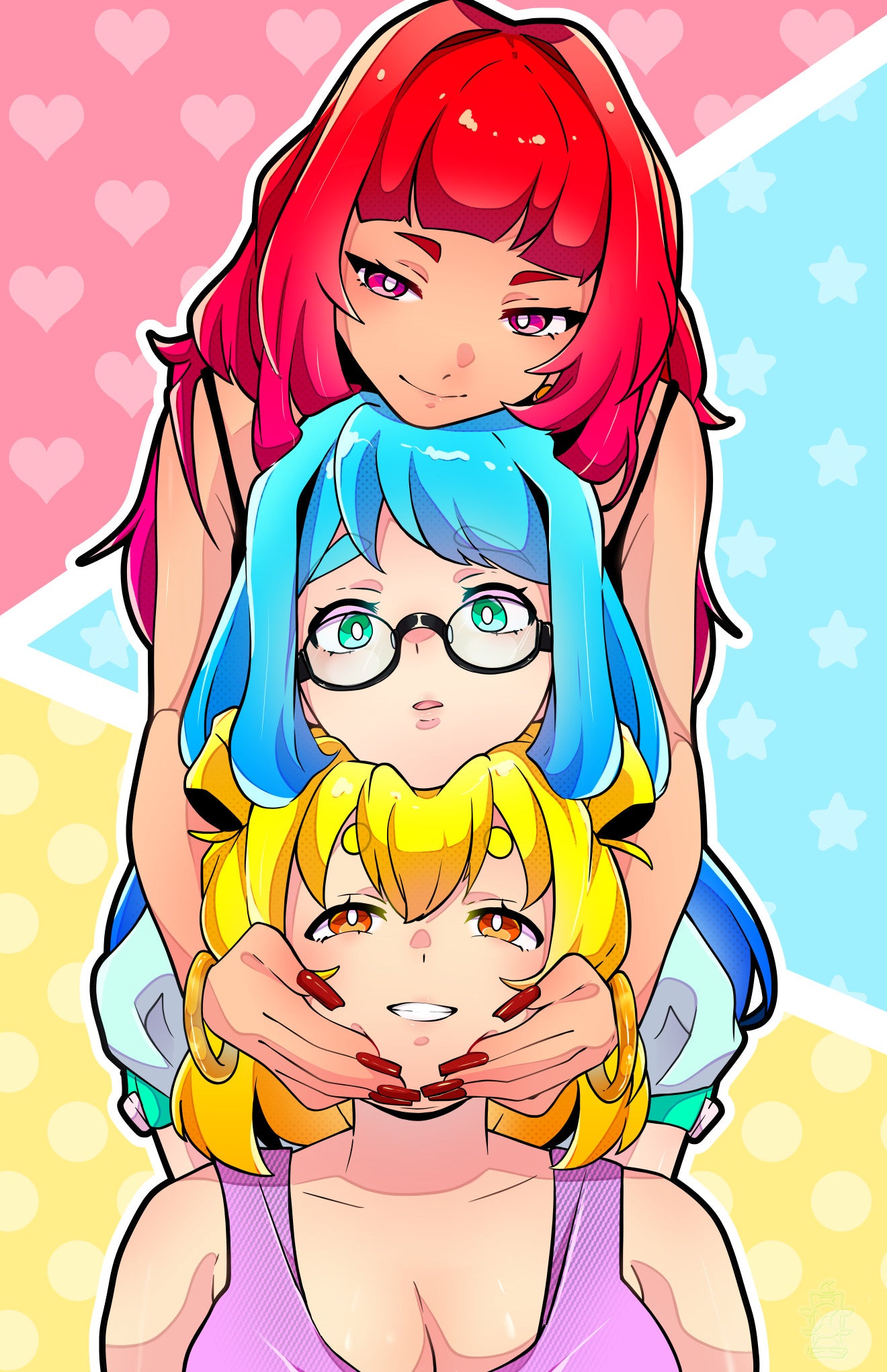 The Primary Girls Print