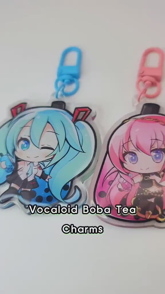 Vocaloid Boba Tea Charms